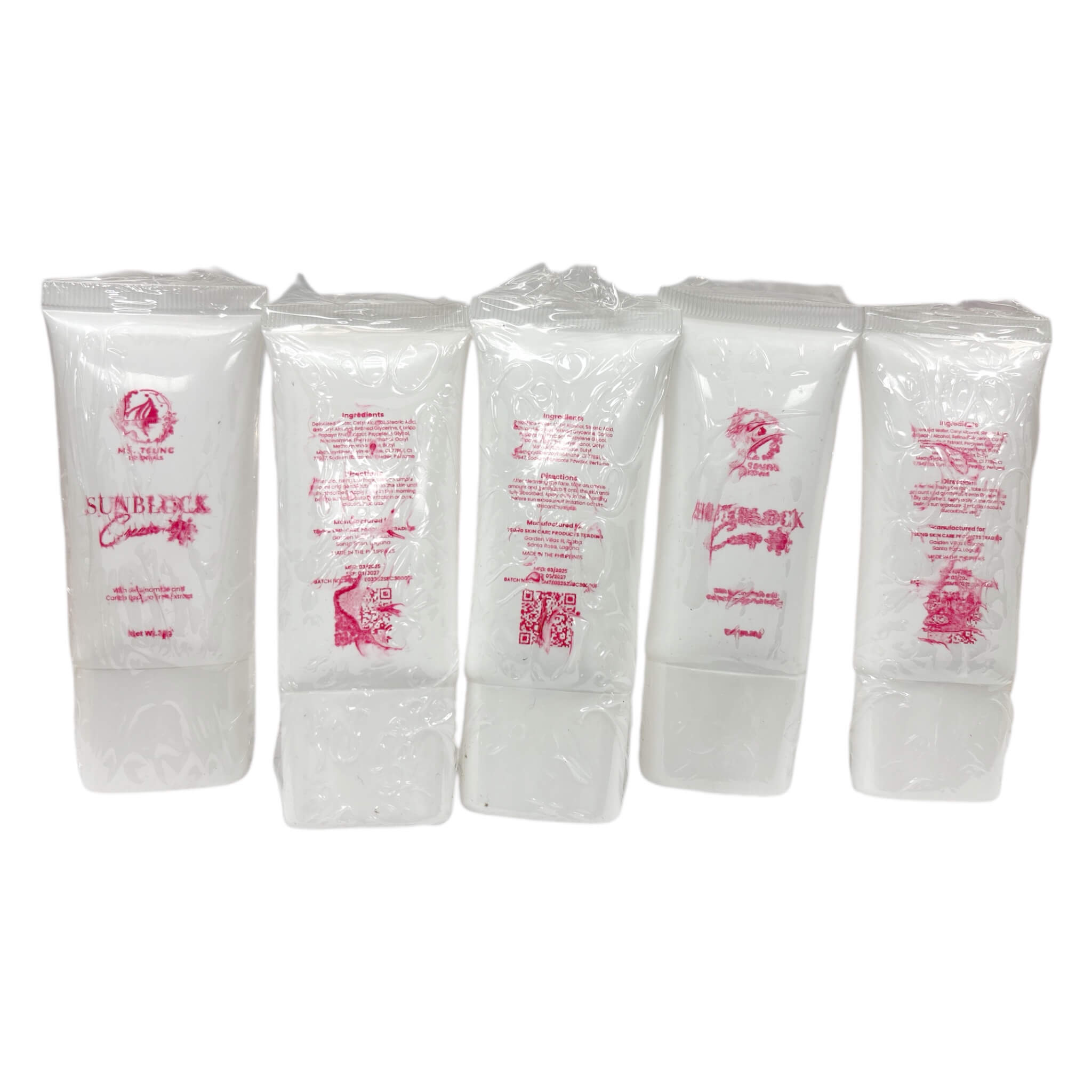 5 Packs Ms. Tsung Essentials Luminous Sunblock SPF 30 - Defective Prints