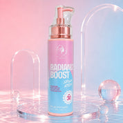 Ms. Tsung Essentials Radiance Boost Serum Lotion helps leave skin feeling soft, smooth, and moisturized.