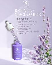 Ms. Tsung Essentials Retinol + Niacinamide Renewal Serum 30ml for smooth-looking and supple-feeling skin