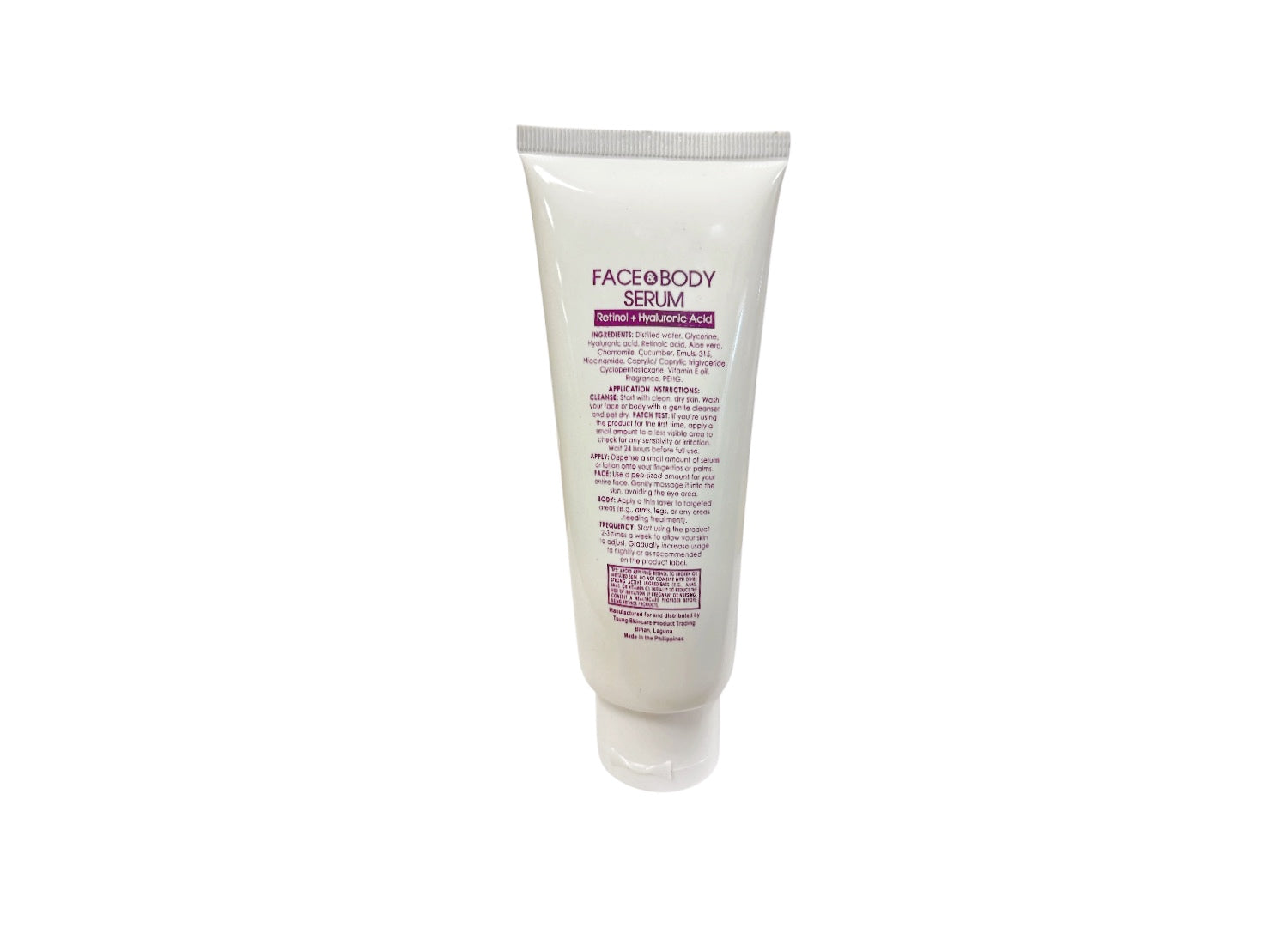 Ms. Tsung Essentials Retinol & Hyaluronic Face & Body Serum Lotion