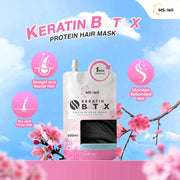 MSoleil 1-Minute Sakura Keratin BTX Protein Hair Mask with Biotin & Nutri Color Care – Nourishes and protects color-treated hair.