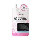 MSoleil 1-Minute Sakura Keratin BTX Protein Hair Mask with Biotin & Nutri Color Care – Intensive Repair & Smooth Treatment for Dry, Frizzy, or Rebonded Hair – 500ml