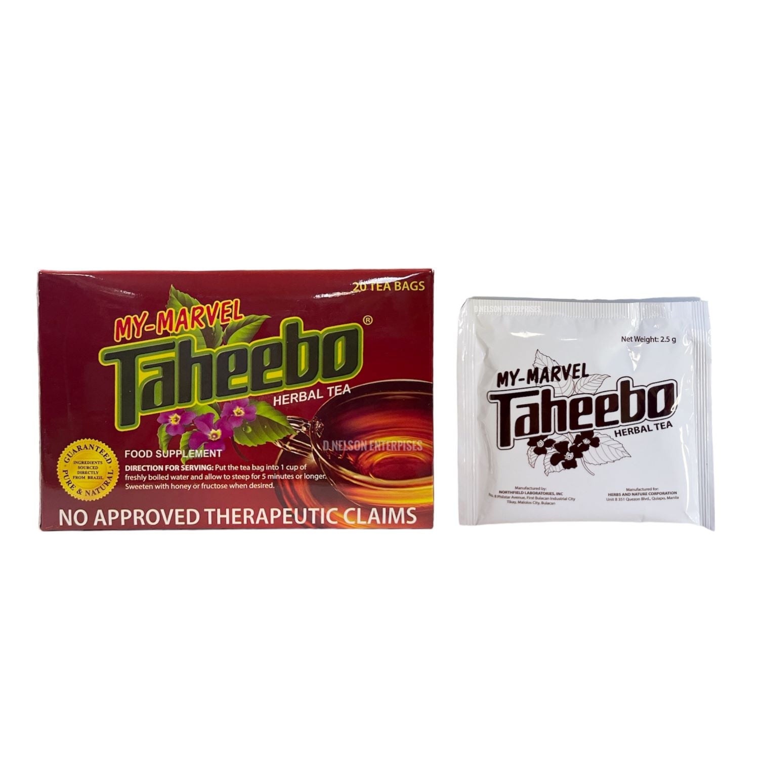 My-Marvel Taheebo Herbal Tea 20 Tea Bags