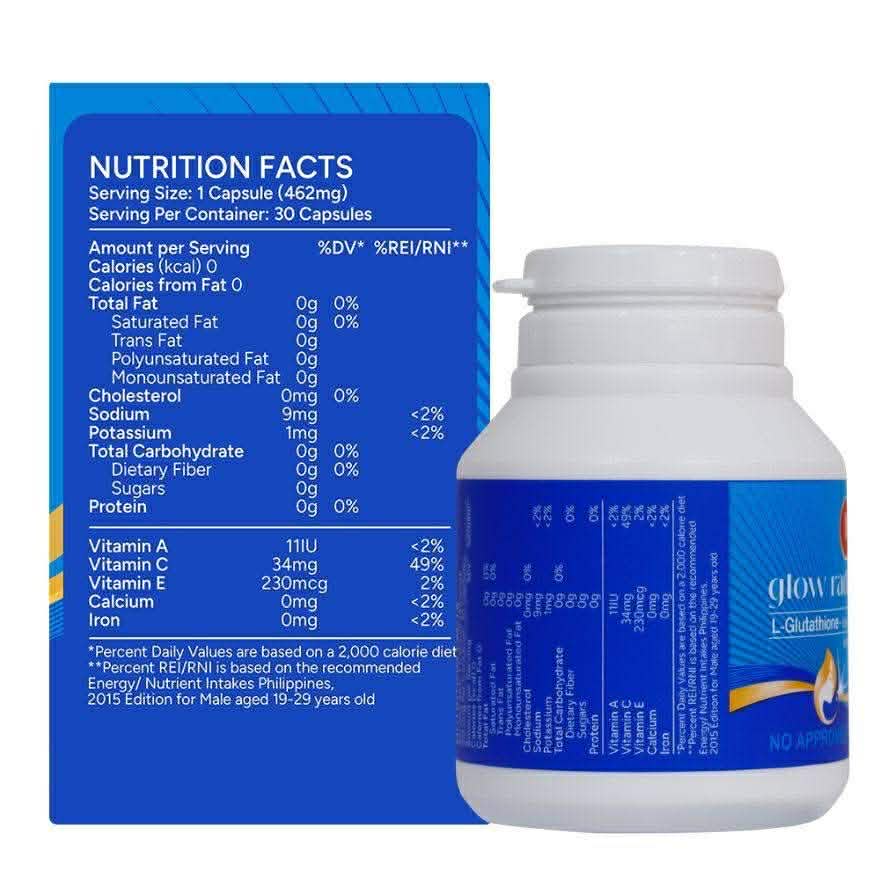 myra glutathione Myra Glow Radiance White 30‑Capsules – L‑Glutathione Skin Brightening – D Nelson Enterprises