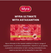 Myra Ultimate Vitamin E Astaxanthin Lycopene Dietary Supplement 30 capsules