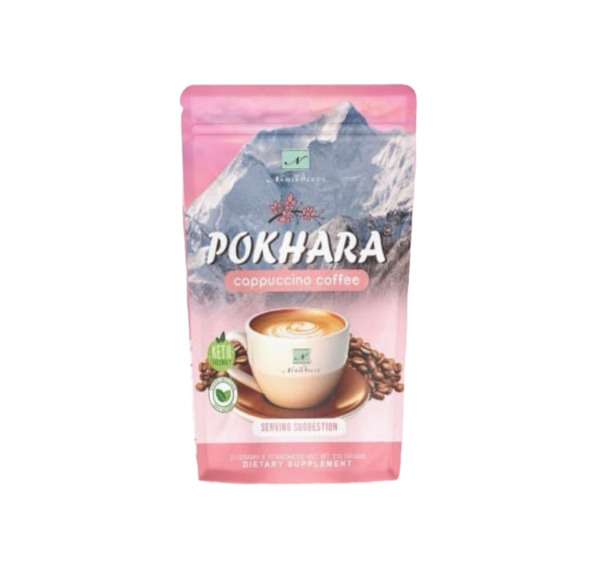 Namiroseus POKHARA Cappuccino Coffee 10 Sachets x 21g