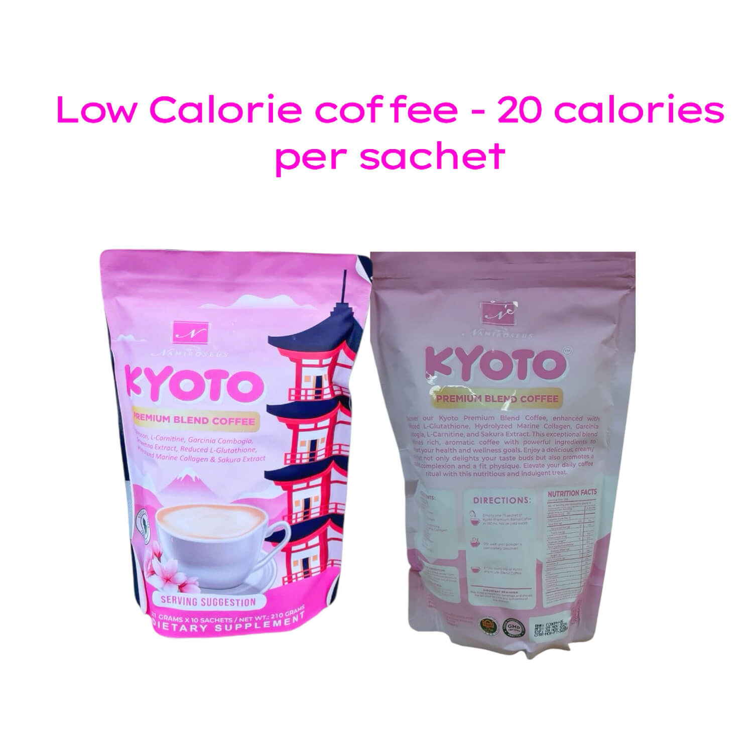 Namiroseus TOKYO & KYOTO Premium Blend Coffee Bundle showcasing its complete front design with rich aroma appeal.