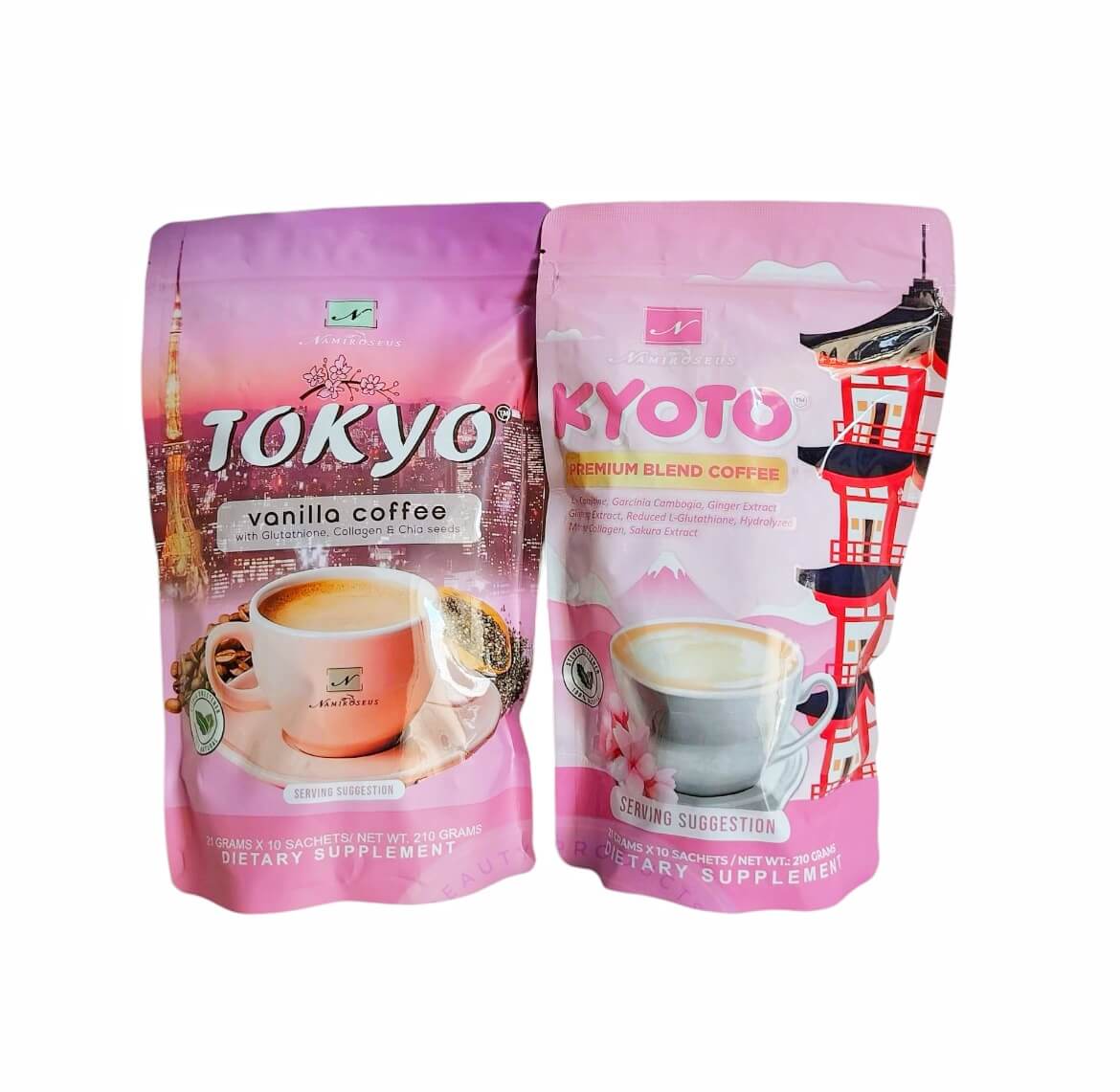 Namiroseus TOKYO & KYOTO Premium Blend Coffee Bundle
