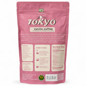 Namiroseus Tokyo Vanilla Coffee 500g blend featuring glutathione, collagen and chia seeds for a distinctive coffee experience.