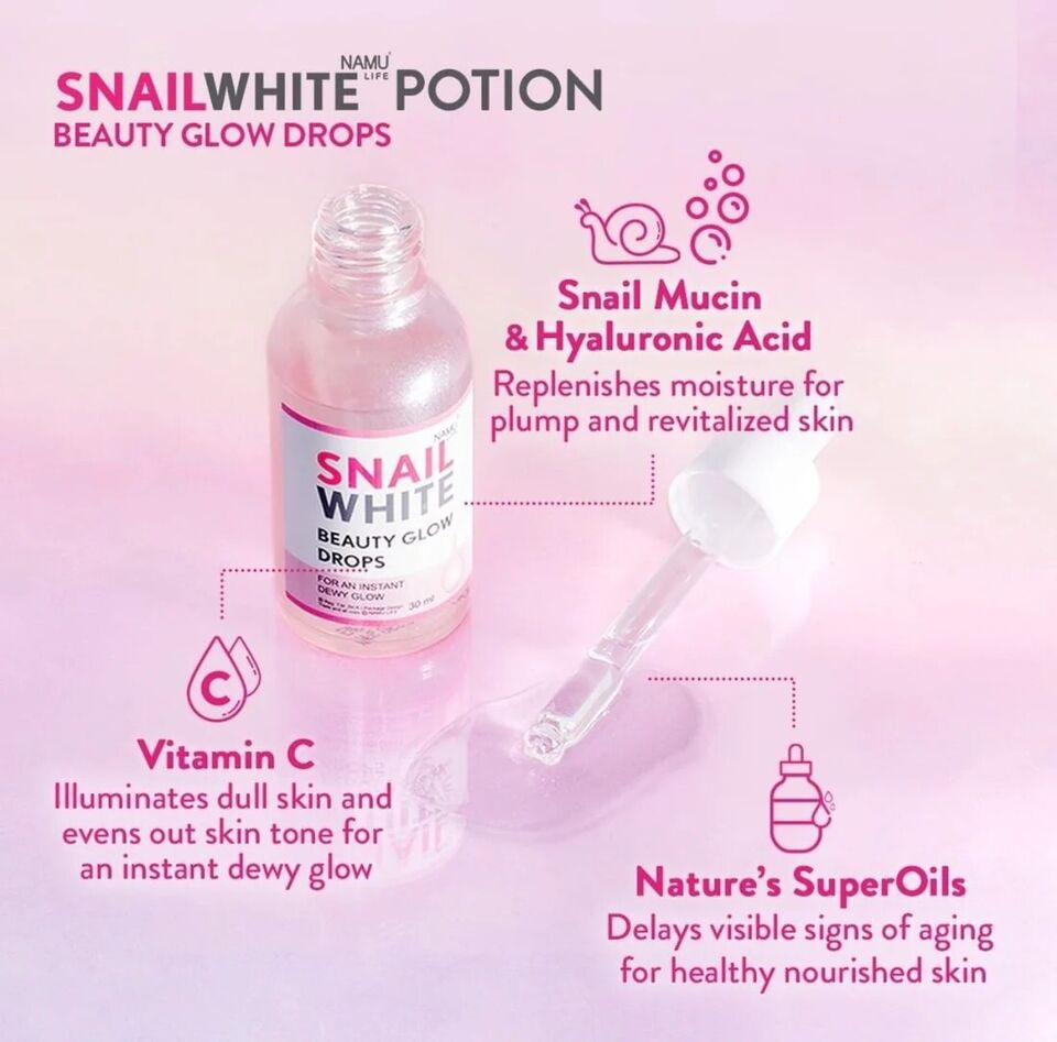 Namu Life Snail White Beauty Glow Drops 30ml