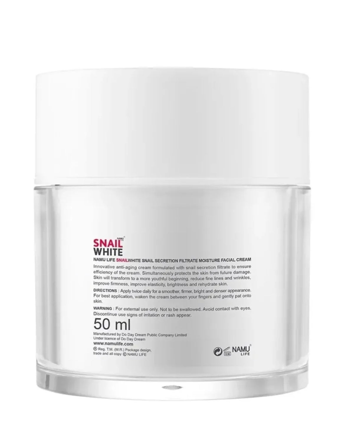 Namu Life Snail White Moisture Facial Cream 50ml