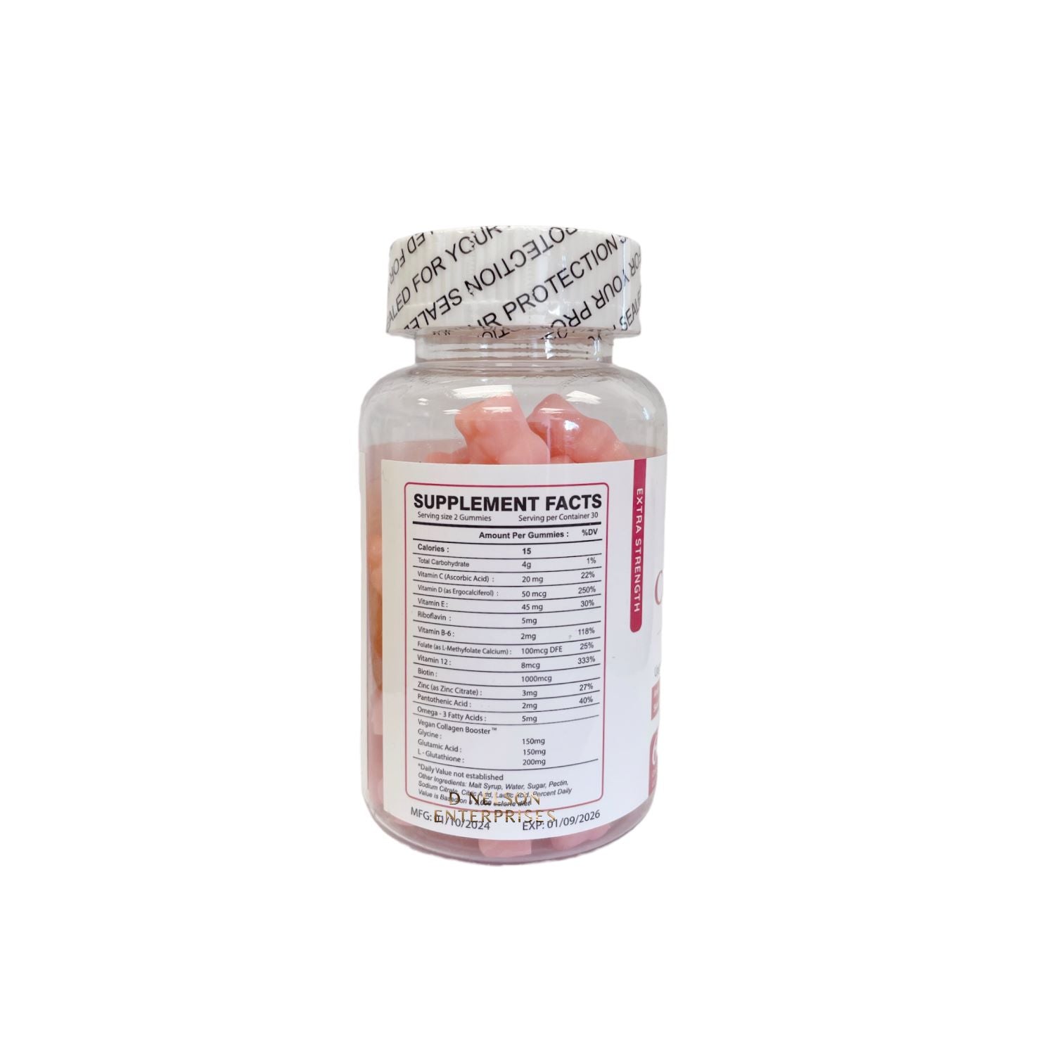 Nature Glow Glutathione Collagen - Strawberry Flavor, 60 Chewable Gumm D Nelson Enterprises Nature Glow Glutathione Collagen - Strawberry Flavor, 60 Chewable Gumm D Nelson Enterprises