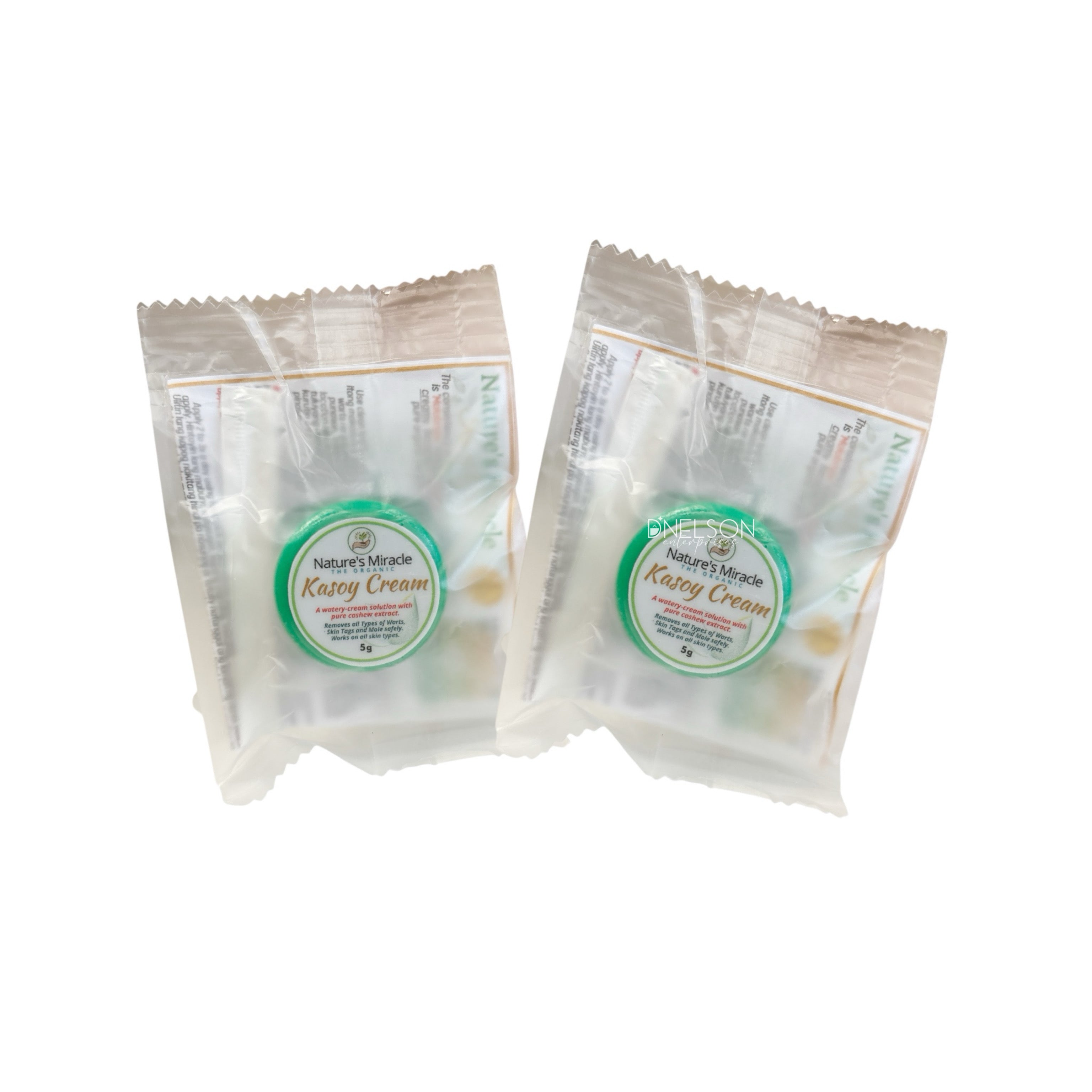 2 Jars Nature's Miracle Kasoy Cream 5g moisturizing skin care cream

