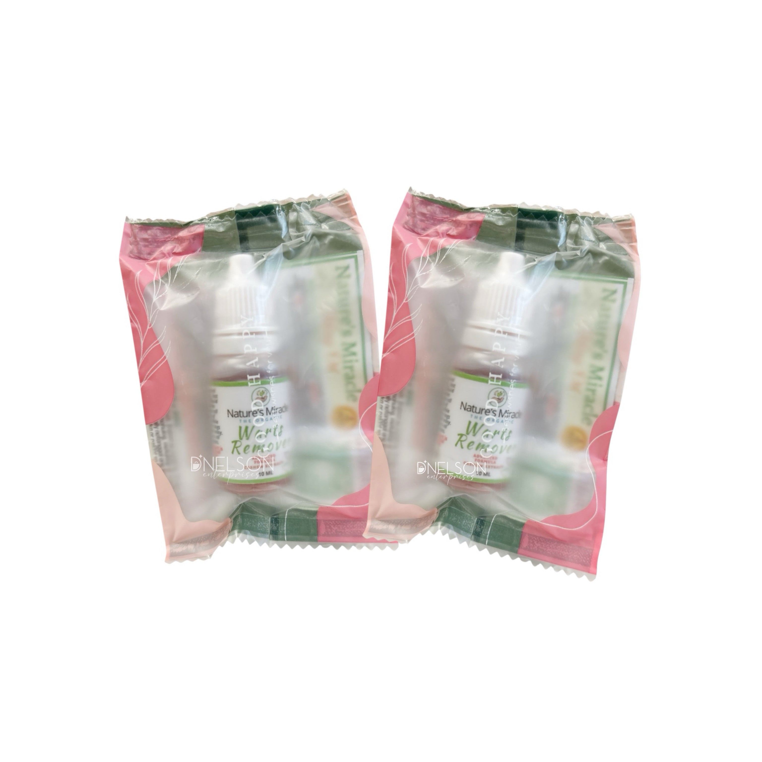 2 Jars Nature's Miracle Kasoy Wart Remover plant-based formula
