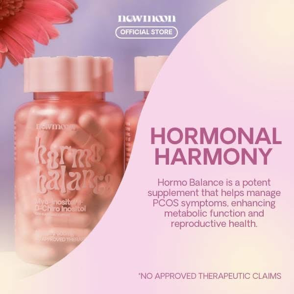 New Moon The Power Duo Harmony: Soft Glow S-Acetyl Glutathione & Hormo Balance Capsules - Dietary Supplement for Balanced Skin & Wellness (60 Capsules Each)