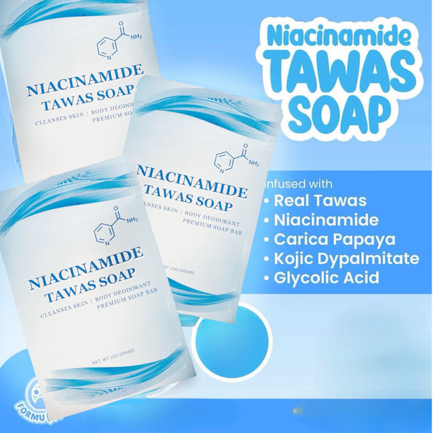 2 Bars Niacinamide Tawas Soap - 100g