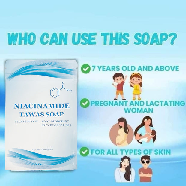 2 Bars Niacinamide Tawas Soap - 100g