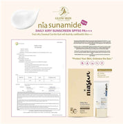NIASUN Daily Airy Sunscreen SPF 50 PA+++ 50ml offers broad spectrum care