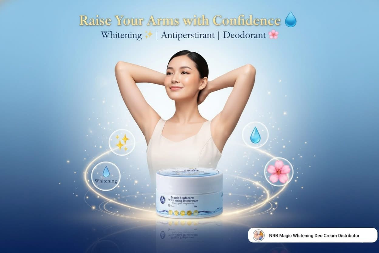 NRB Magic Underarm Deo Cream – 48-Hour Odor Protection & Skin-Smoothing Formula – Deodorant Cream for Even-Toned, Fresh-Feeling Skin – 40g