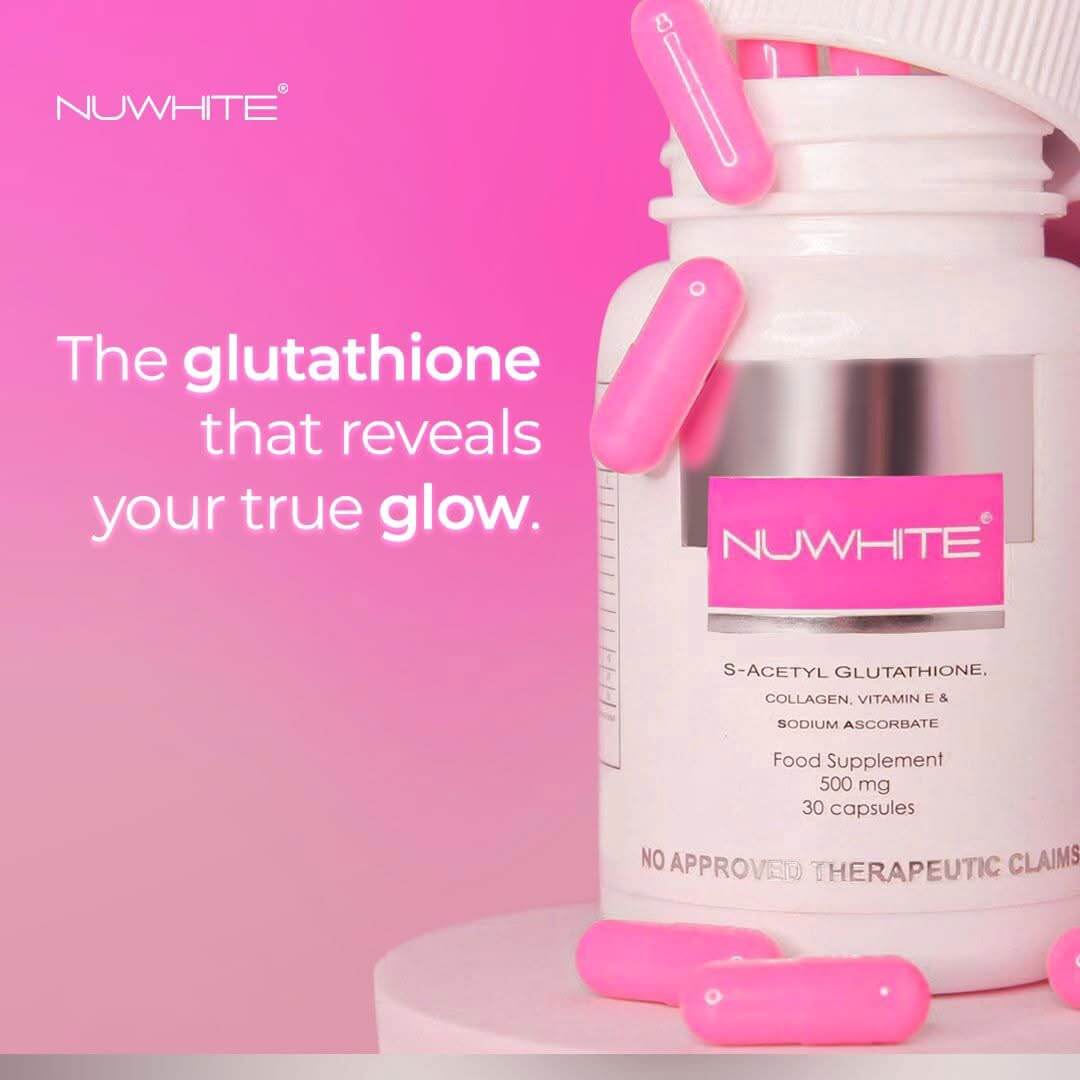 NUWHITE S-Acetylene Glutathione: Achieve Glowing Skin from Within (30 Capsules) NUWHITE S-Acetylene Glutathione: Achieve Glowing Skin from Within (30 Capsules)