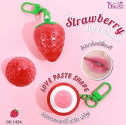 OBUSE Strawberry Magic Lip Balm formulated with beeswax for smooth lip conditioning
