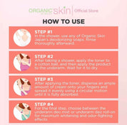 Organic Skin Underarm Toner offers a refreshing feeling

