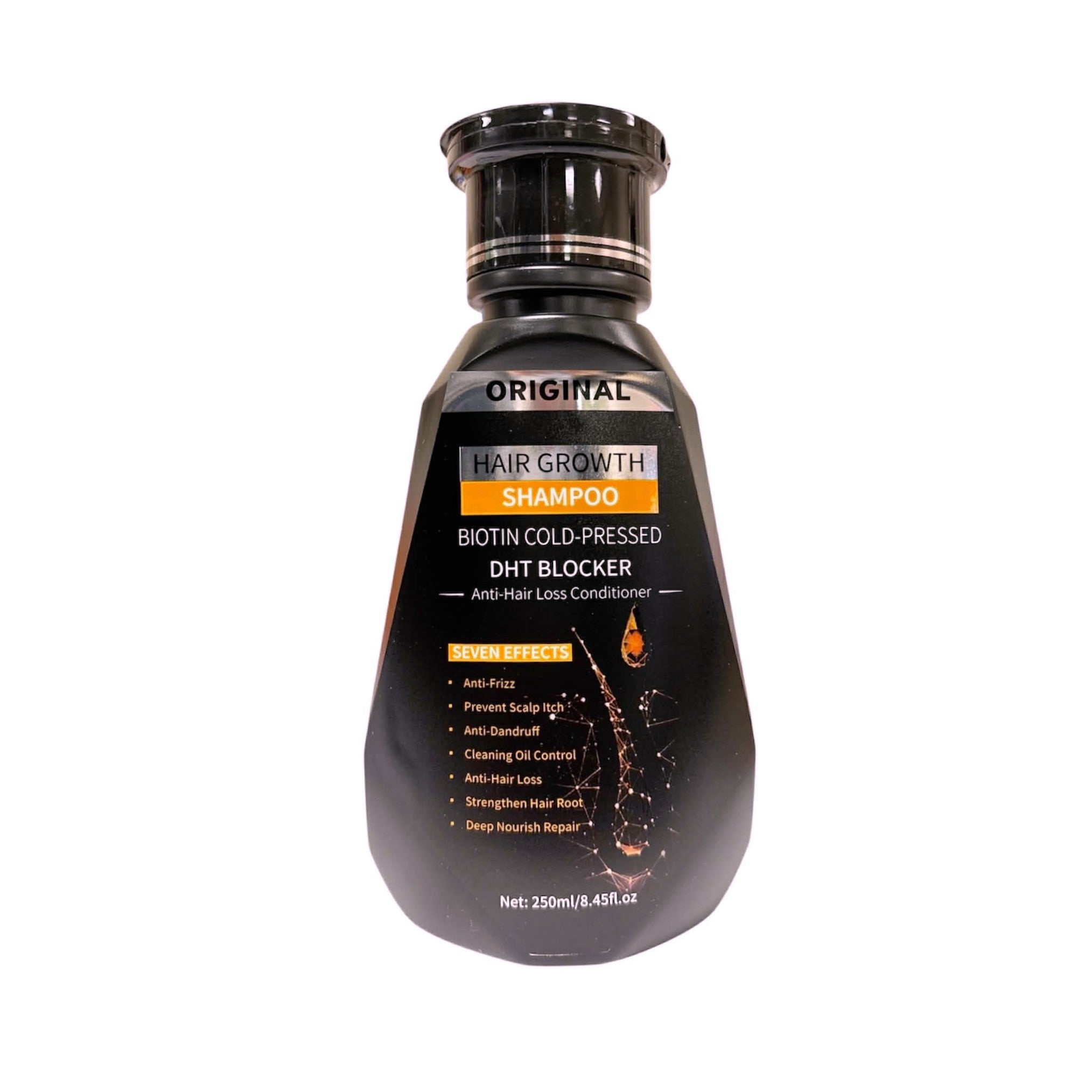 Original Hair Growth Biotin Cold-Pressed DHT Blocker Shampoo 250ml promoting healthier scalp and nourished hair