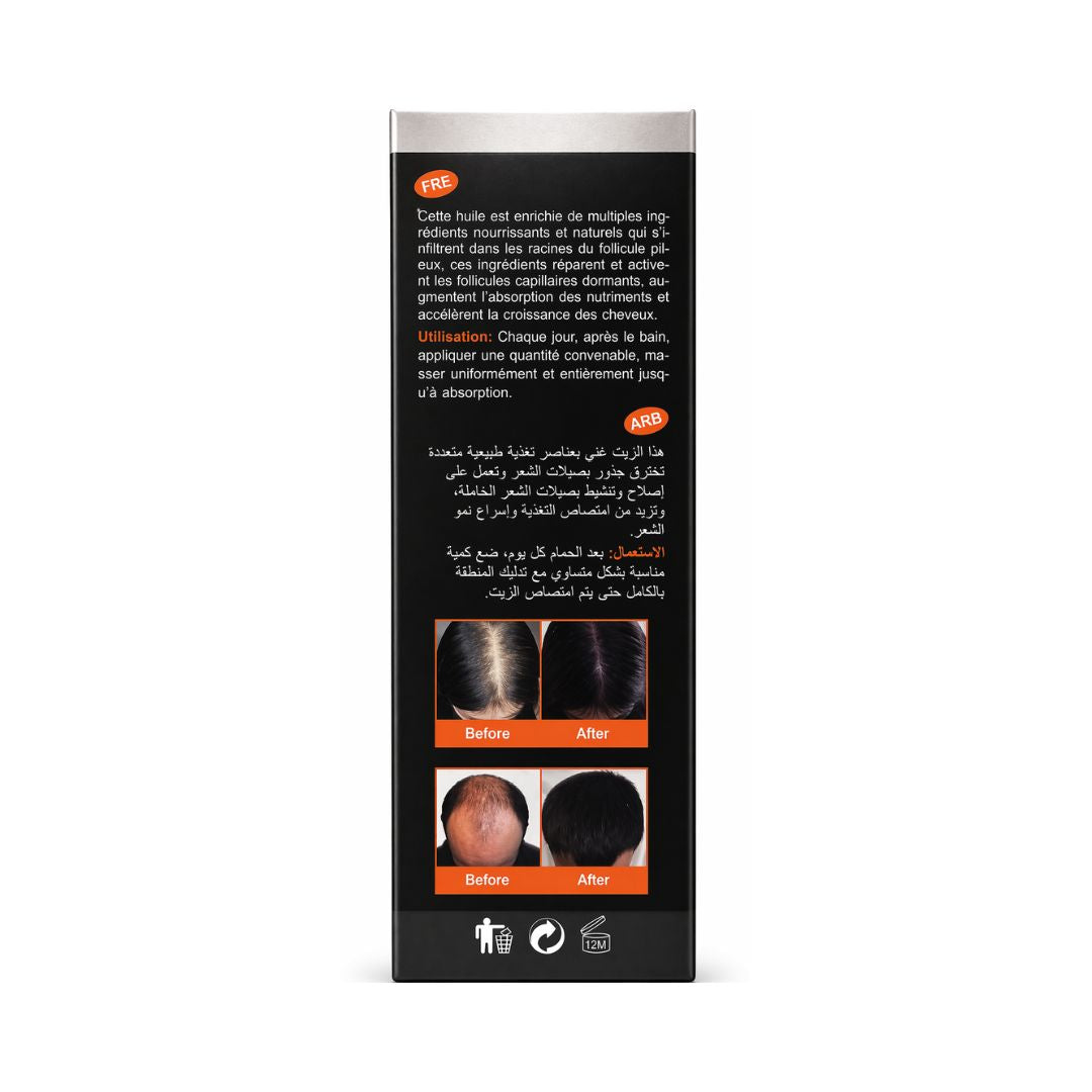 Original Hair Growth Essential Oil 30ml lightweight non greasy daily scalp treatment for smooth manageable hair