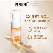 Papa Feel 3X Retinol Serum 50ml – Supports smoother, softer skin with lightweight nightly care
