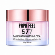 Papa Feel 577 Dark Spot Brightening Cream with niacinamide and ceramide skincare formula