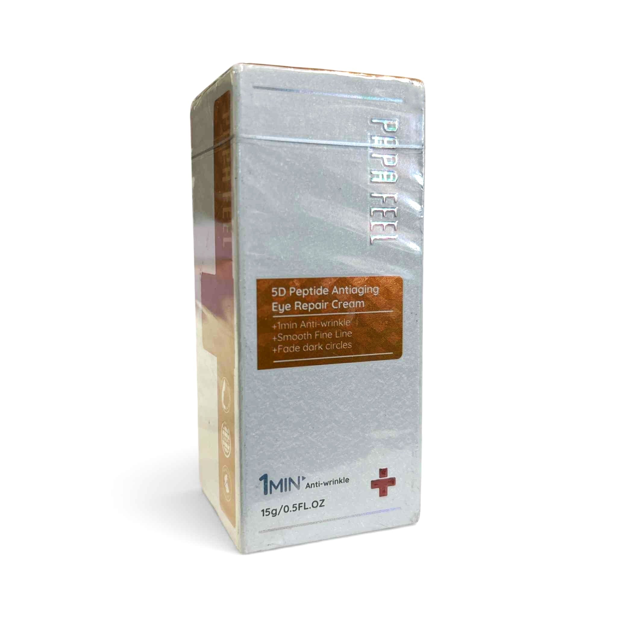 Papa Feel 5D Peptide Eye Repair Cream 15g – Hydrates, softens, and smooths under-eye area