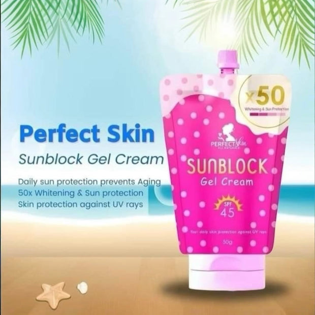 Perfect Skin Sunblock Gel Cream SPF 45 (50g)