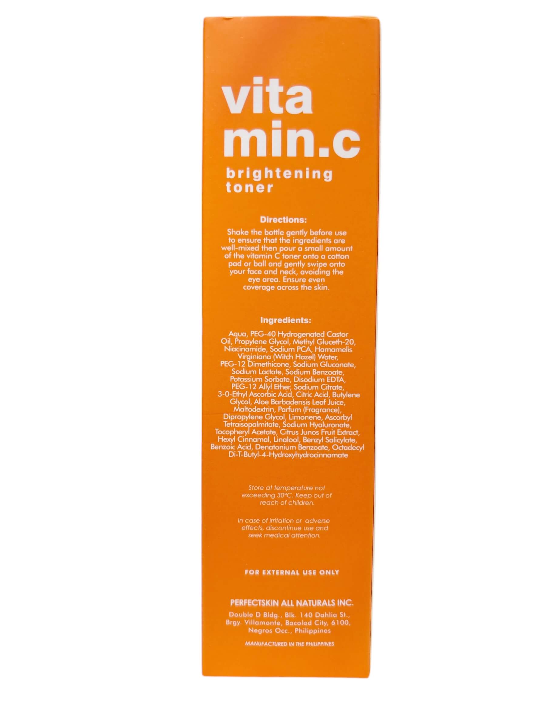Perfect Skin Vitamin C Brightening Toner - 135ml with nourishing vitamin C

