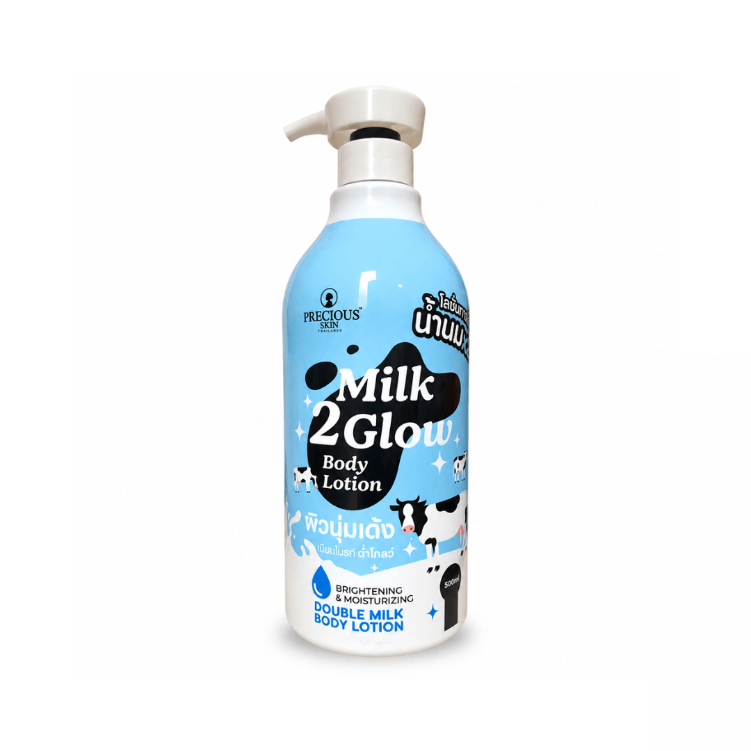 Precious Skin Milk 2 Glow Body Lotion 500ml daily body moisturizer with lightweight hydration and skin-conditioning care