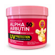Precious Skin Thailand Alpha Arbutin Collagen Body Serum SPF50 500g for everyday moisturizing body care.