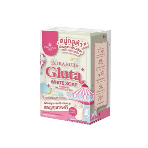 Precious Skin Thailand Extra Pure Gluta White Soap is gentle on skin and suitable for all types