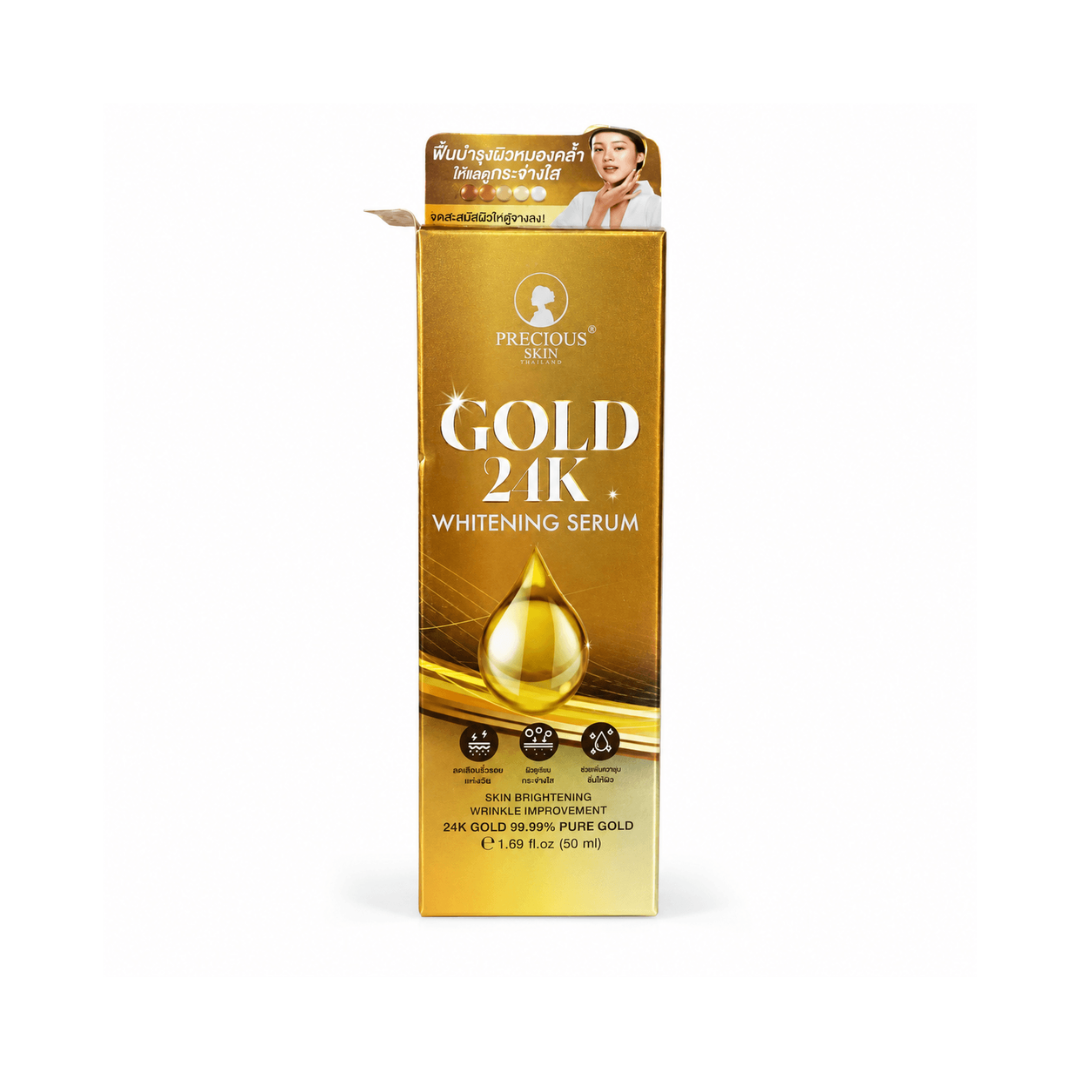 Precious Skin Thailand Gold 24K Serum radiant glow inspired facial serum enriched with premium gold complex