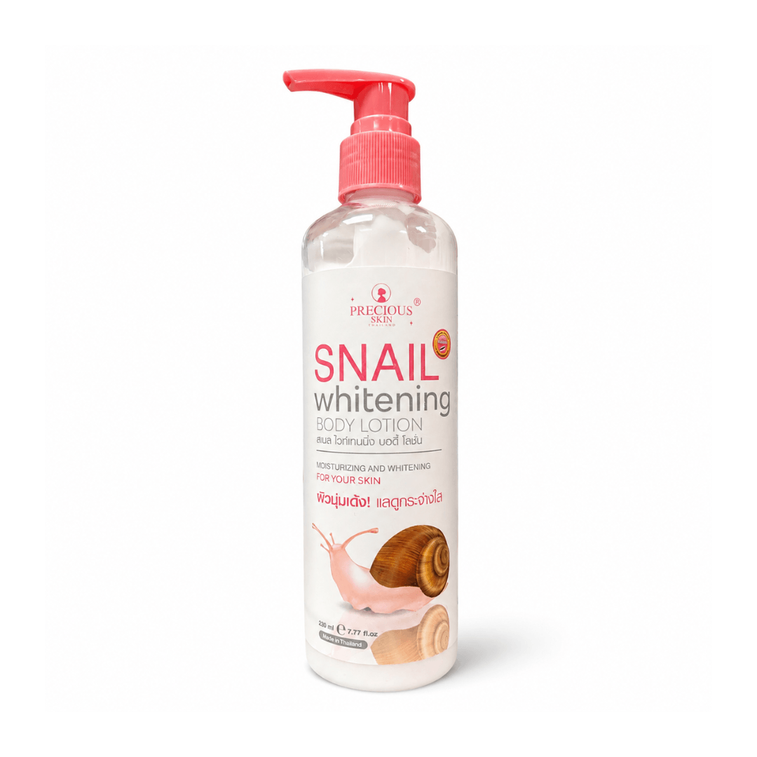 Precious Skin Thailand Snail Body Lotion 230ml daily body moisturizer with lightweight hydration care for soft and comfortable skin