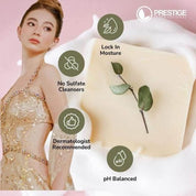 Prestige International FHIYANG Milky Bar Soap 75g milky formula for a smooth skin feel