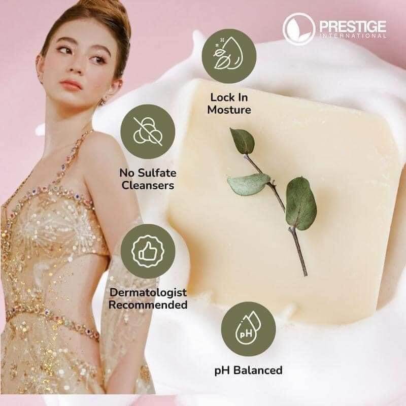 Prestige International FHIYANG Milky Bar Soap 75g milky formula for a smooth skin feel