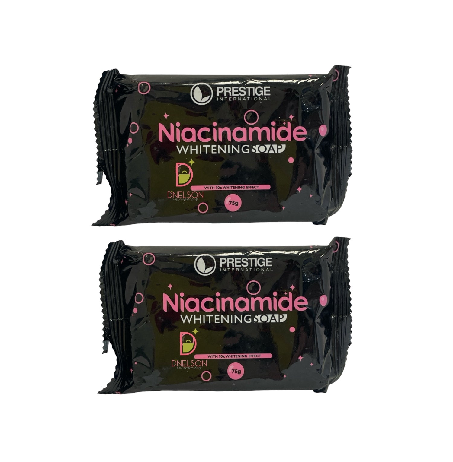 Prestige International Niacinamide  Whitening Soap, 75g x 2 Bars