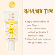 Pretty Jin WEAR Sunscreen SPF 50 with non-greasy finish

