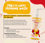 Pretty Kitty Feminine Wash Pinkish Glow 100ml formulated for daily intimate cleansing and lasting freshness.