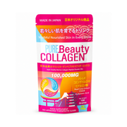 Pure Beauty Collagen Japanese Marine Collagen Peptide Powder with Hyaluronic Acid, CoQ10 and Pearl Coix Extract.