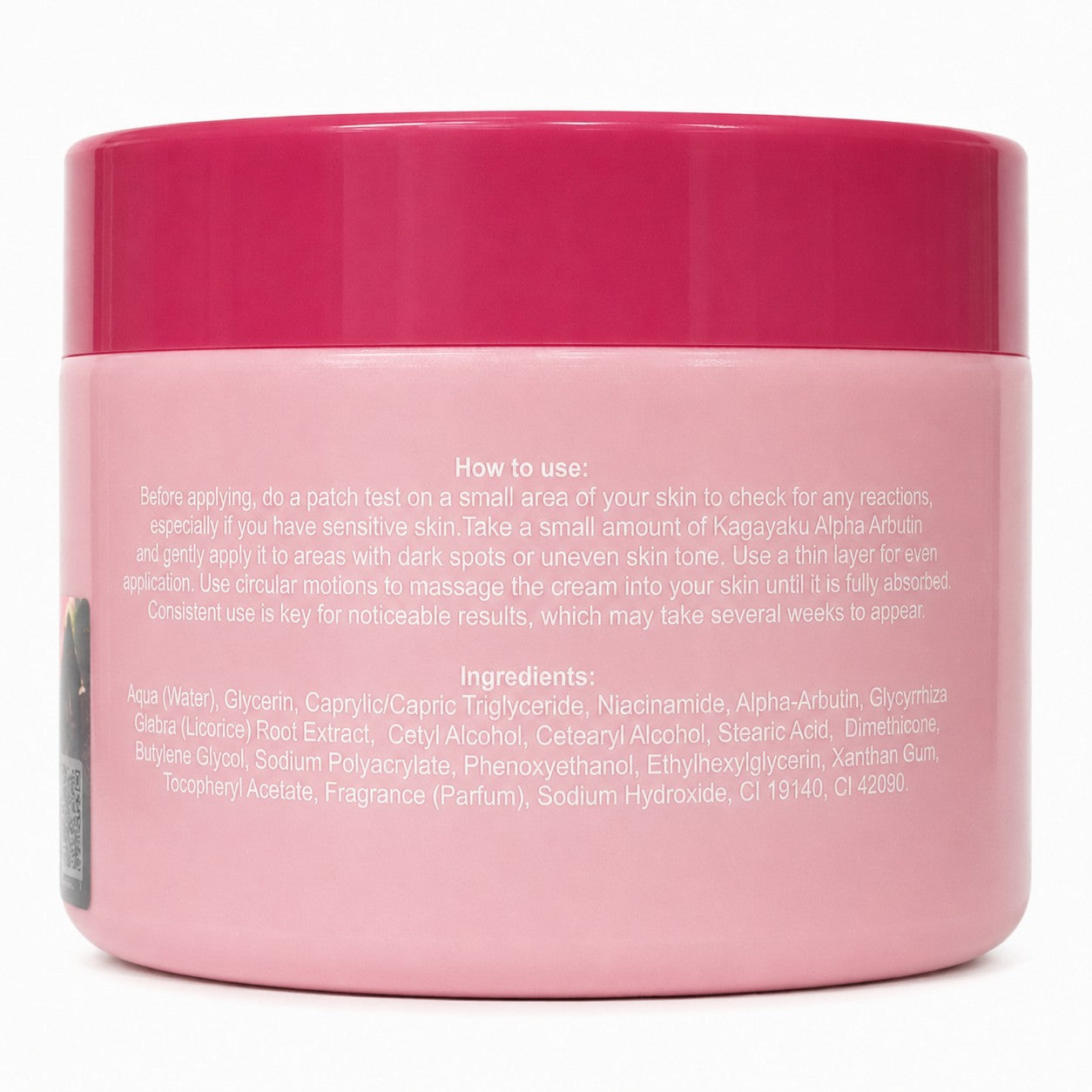 Rosmar Kagayaku Alpha Arbutin Cream 250g for more even-looking skin tone