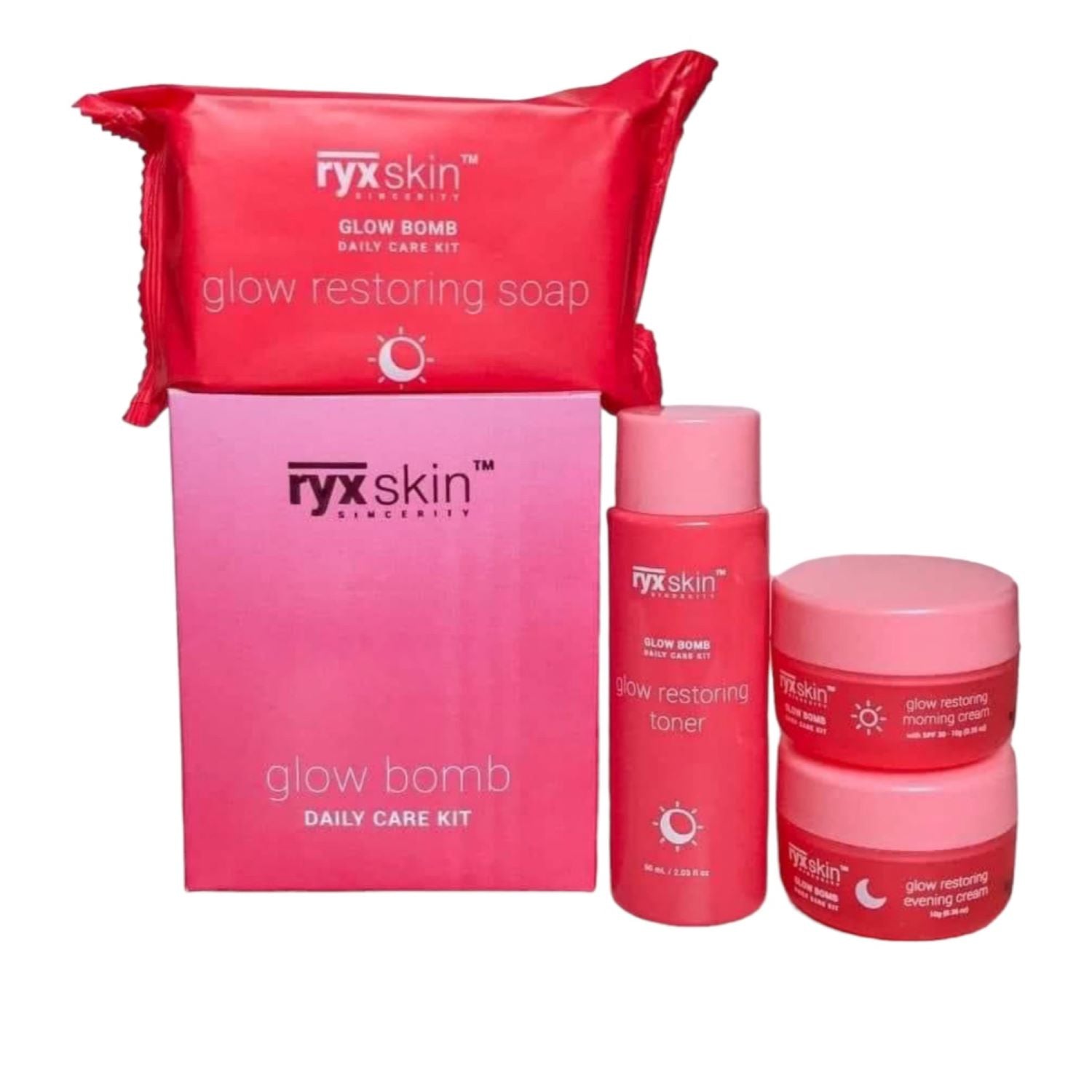 Ryx Skin Glow Bomb Daily Care Kit