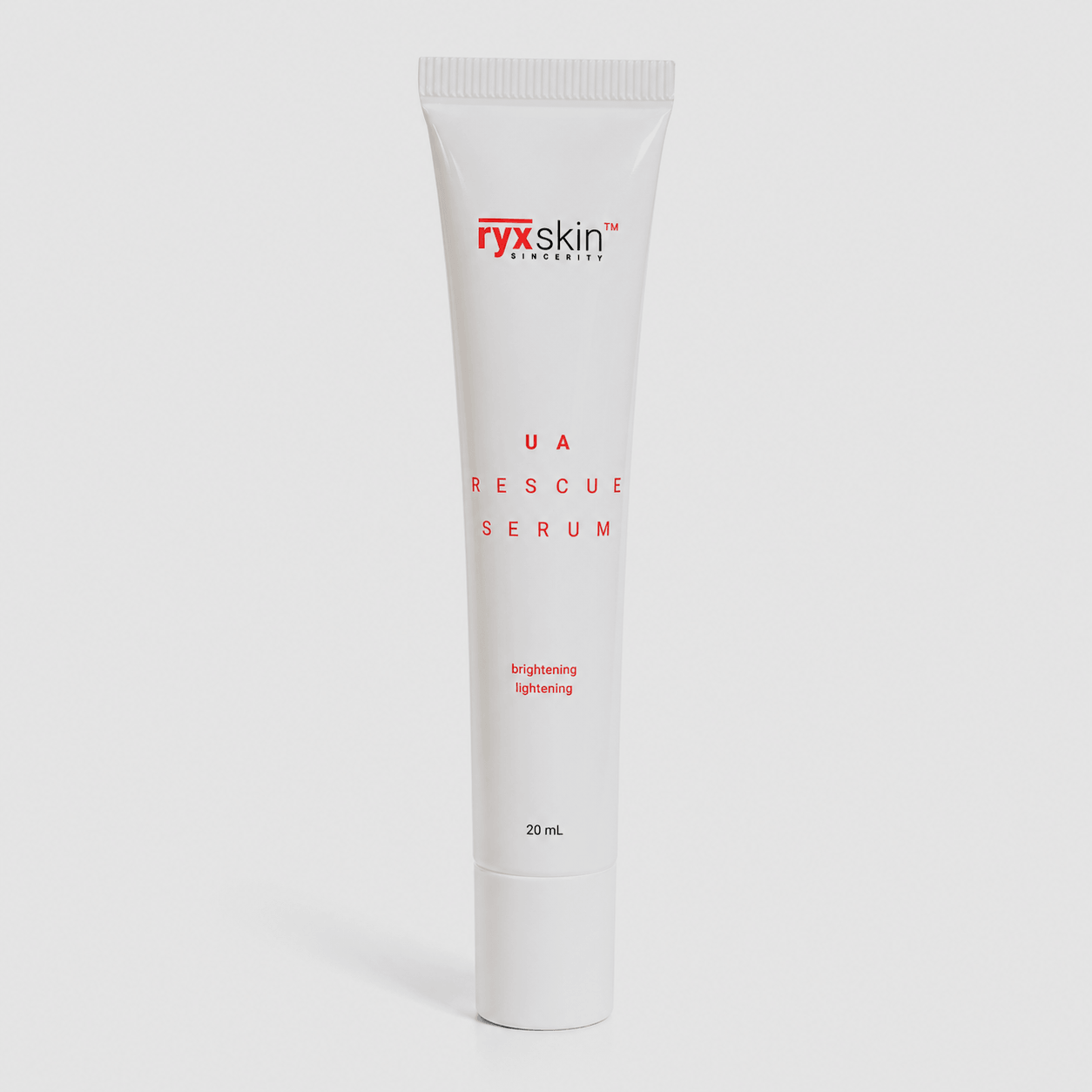 RYX Skin Sincerity UA Rescue Lightening Trio with Glycolic Acid, Niacinamide, and Tranexamic Acid for daily care.