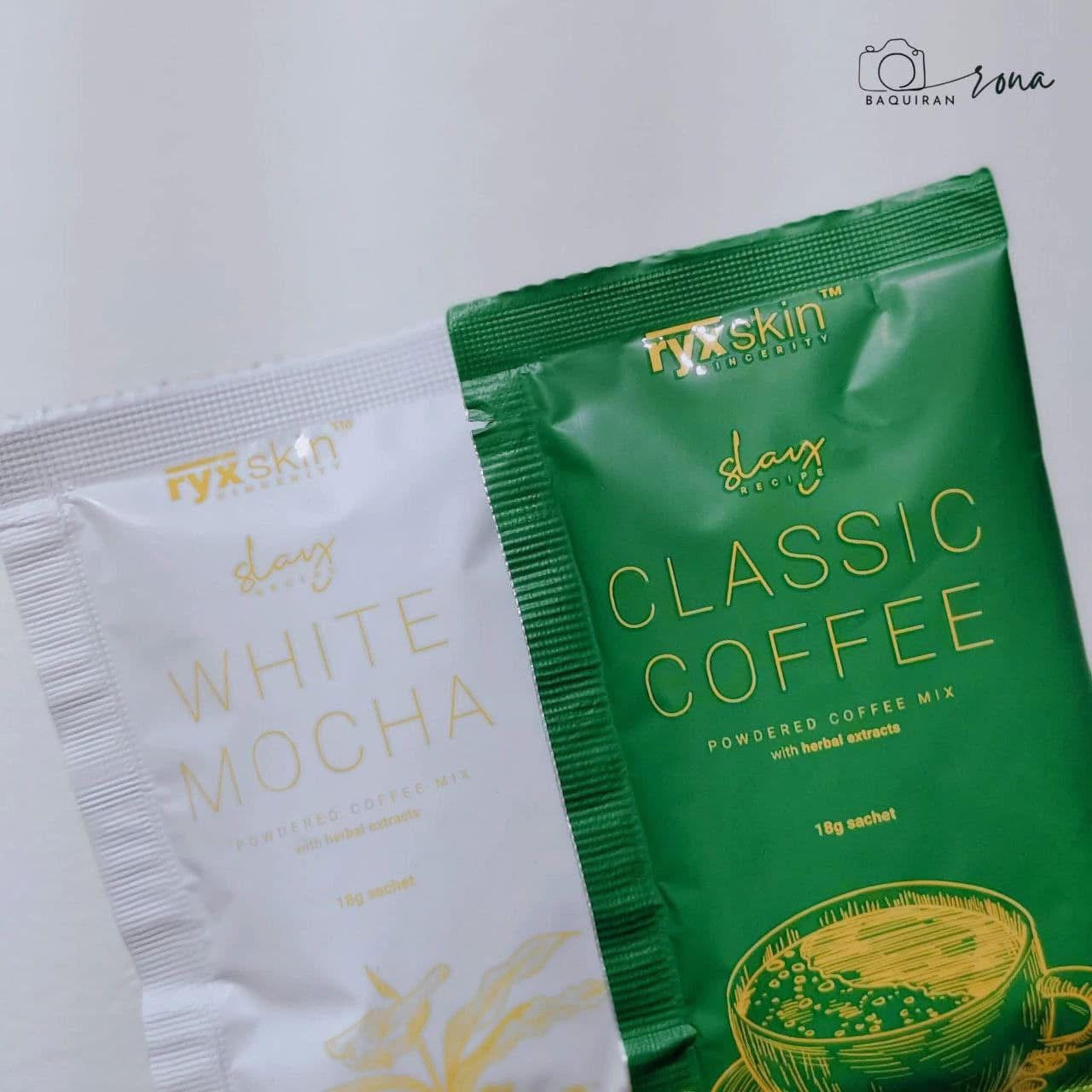 Ryx Coffee: 2 Flavors in one: Classic & White Mocha 10 Sachets