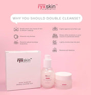 RyxSkin Bare Barrier Double Cleanse Duo moisture-locking formula that leaves skin supple.