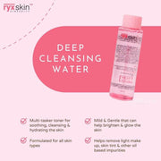 Ryx Skin Deep Cleansing Water multitask toner for facial care